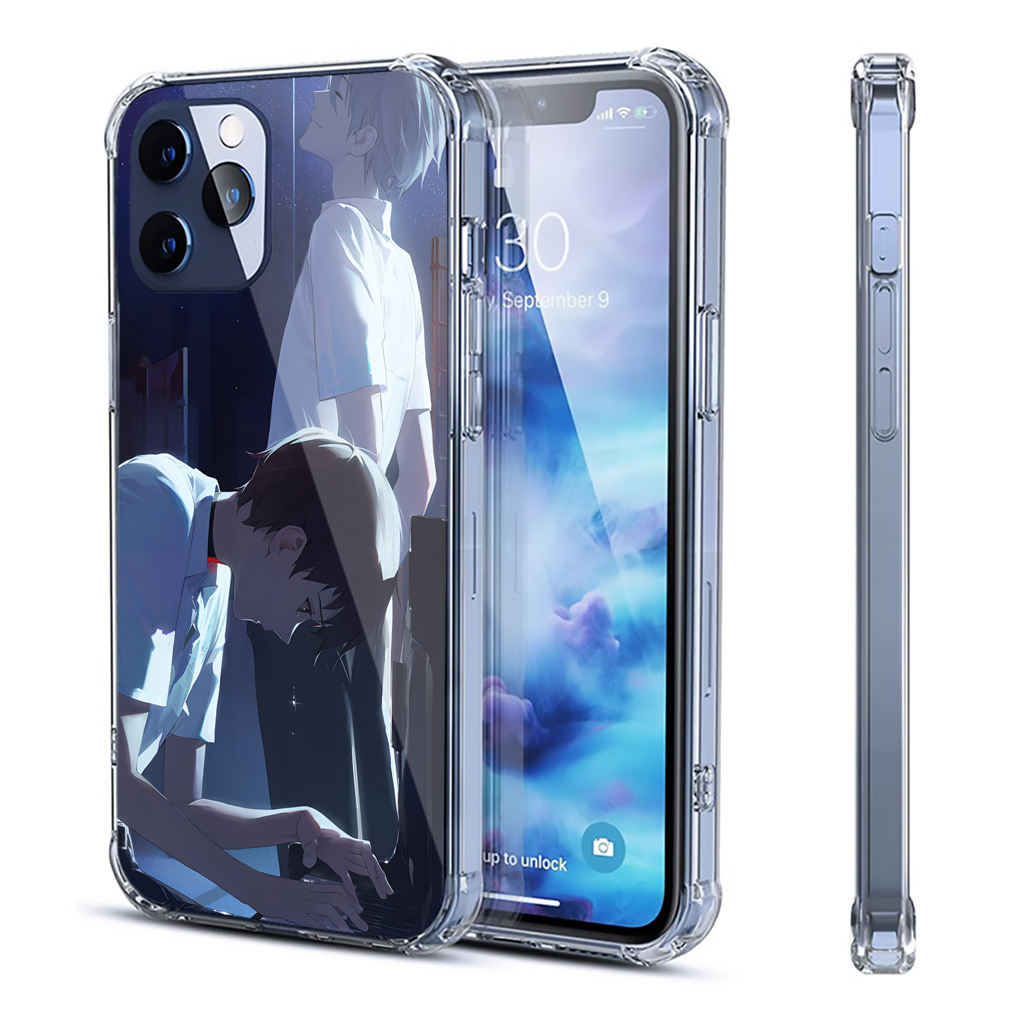 （画像用） EVA 新世紀エヴァンゲリオン 【iPhone 12シリーズ対応】透明スマホケース（クリアソフトケース）